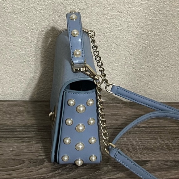 Kate Spade New York Serrano Place Pearl Maisie Crossbody Bag with Silver Chain - Picture 14 of 17